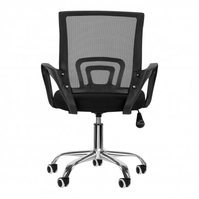 Office chair on wheels RECEPTION CHAIR ETA BLACK 3