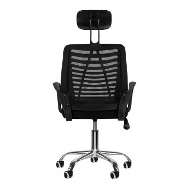 Office chair on wheels RECEPTION CHAIR MOON PLUS BLACK 3