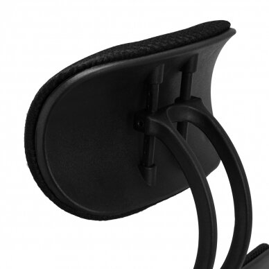 Biroja krēsls uz riteņiem RECEPTION CHAIR MOON PLUS BLACK 4