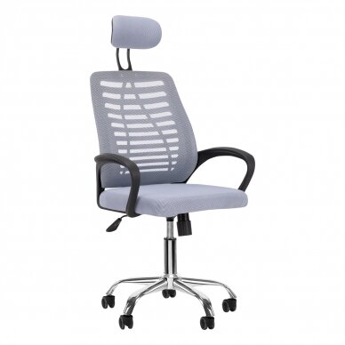 Office chair on wheels RECEPTION CHAIR MOON PLUS GREY