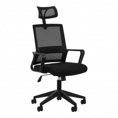 Office chair on wheels RECEPTION CHAIR ETNA PLUS BLACK