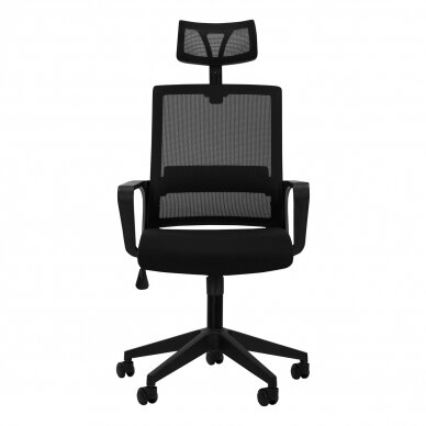 Office chair on wheels RECEPTION CHAIR ETNA PLUS BLACK 2