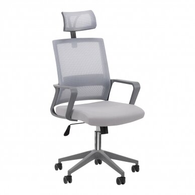 Biuro kėdė ant ratukų RECEPTION CHAIR ETNA PLUS WHITE GREY