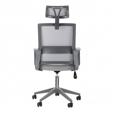 Офисный стул на колесиках RECEPTION CHAIR ETNA PLUS WHITE GREY 3