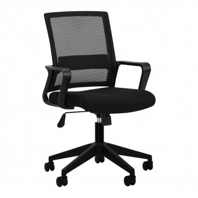 Office chair on wheels RECEPTION CHAIR ETNA BLACK