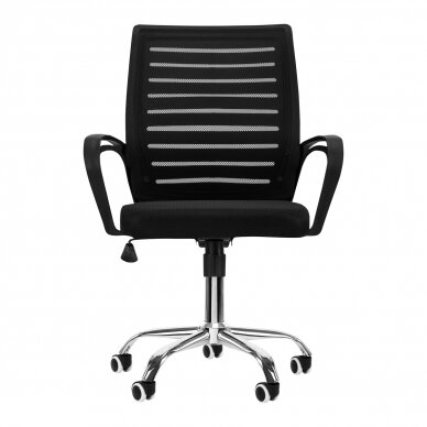 Biroja krēsls uz riteņiem RECEPTION CHAIR SIGMA BLACK 2