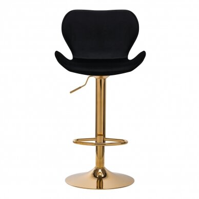 Barstuhl BRAVISIMUS VELVET BLACK GOLD 2