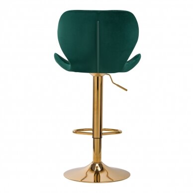 Barstuhl BRAVISIMUS VELVET GREEN GOLD 3