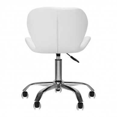 Beautician stool QS-06 WHITE 2