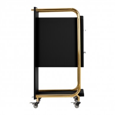 Kosmetikwagen GABBIANO HAIRDRESSER HELPER SOLO MODEL GOLD BLACK 3