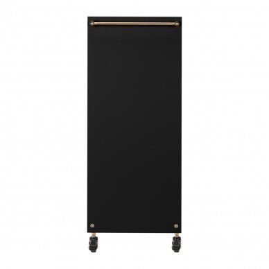 Cosmetology trolley GABBIANO HAIRDRESSER HELPER SOLO MODEL GOLD BLACK 4