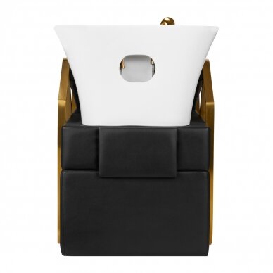 Hairdressing salon sink Gabbiano Diana Gold Black 5