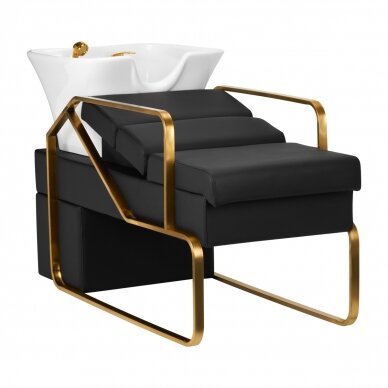 Hairdressing salon sink Gabbiano Diana Gold Black 2