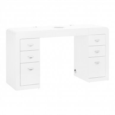 Maniküürilaud tolmukoguriga COSMETIC DESK 314 WHITE