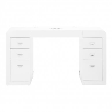 Manikiūro stalas su dulkių surinkėju COSMETIC DESK 314 WHITE 1