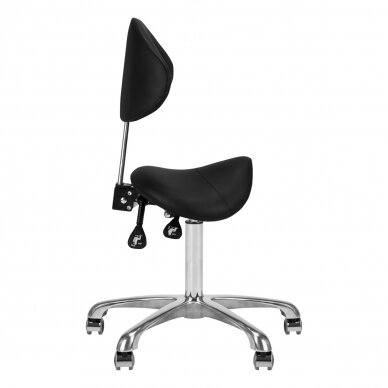 Beautician stool Giovanni 1004 Black 1