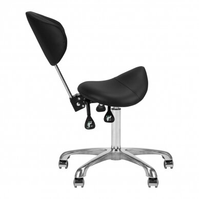 Beautician stool Giovanni 1004 Black 4