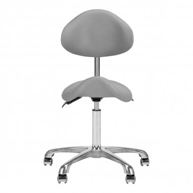 Beautician stool Giovanni 1004 Grey 2