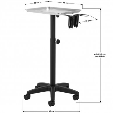 Cosmetology trolley GABBIANO L-121B 4