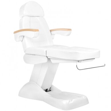 Cosmetology chair ELECTRIC 3 MOTORS LUX HEATING WHITE 3