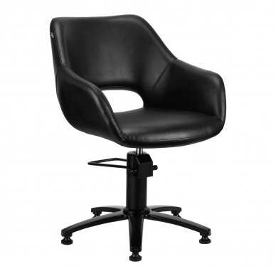 Kirpyklos kėdė GABBIANO PROFESSIONAL HAIRDRESSING CHAIR LIMA BLACK