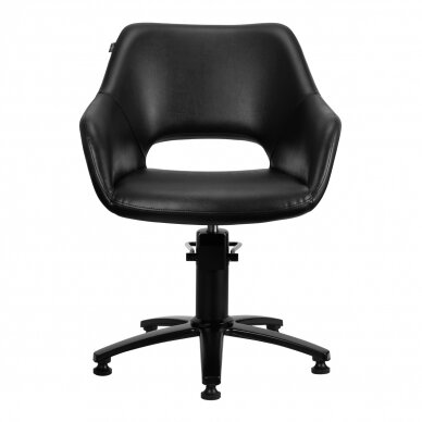 Frizieru krēsls GABBIANO PROFESSIONAL HAIRDRESSING CHAIR LIMA BLACK 2