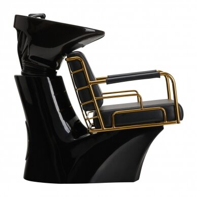 Hairdressing sink GABBIANO PROFESSIONAL HAIRWASHER PRATO GOLD BLACK 1