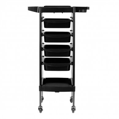 Hairdressing trolley GABBIANO HAIRDRESSER HELPER MODEL 2 BLACK GRAPHIC 2