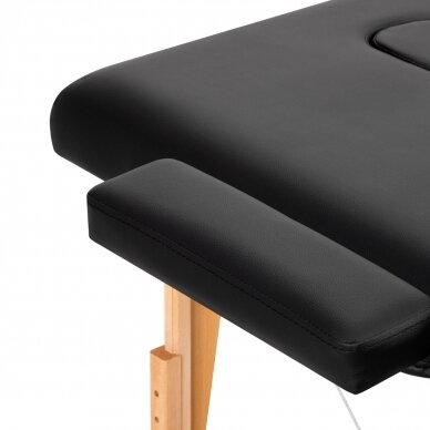 Klappbare Massageliege ACTIVFIZJO WOOD LUX 2 BLACK 8