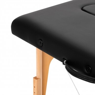 Foldable massage table ACTIVFIZJO WOOD LUX 2 BLACK 9