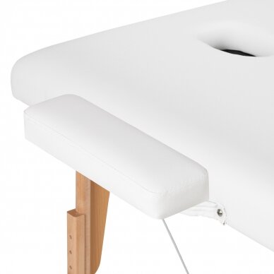 Foldable massage table ACTIVFIZJO WOOD LUX 2 WHITE 8