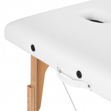 Foldable massage table ACTIVFIZJO WOOD LUX 2 WHITE 9