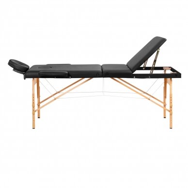 Foldable massage table ACTIVFIZJO WOOD LUX 3 BLACK 3