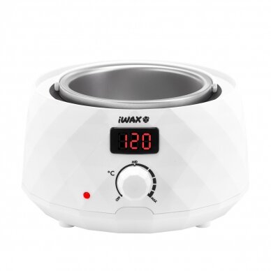 Wax warmer with display iWAX DIAMOND 400ml, WHITE 1