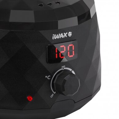 Wax warmer with display iWAX DIAMOND 400ml, BLACK 4