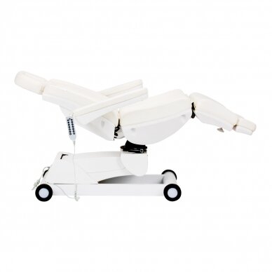 Cosmetology chair electric swivel Azzurro 873 White 5