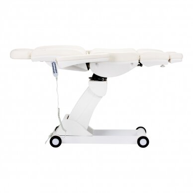 Cosmetology chair electric swivel Azzurro 873 White 6