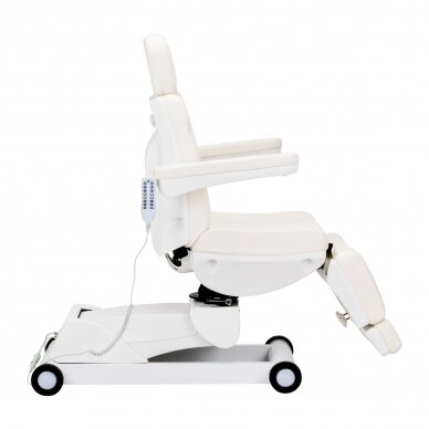 Cosmetology chair electric swivel Azzurro 873 Pedi White 3