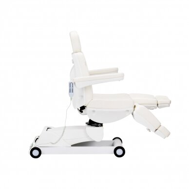 Cosmetology chair electric swivel Azzurro 873 Pedi White 4