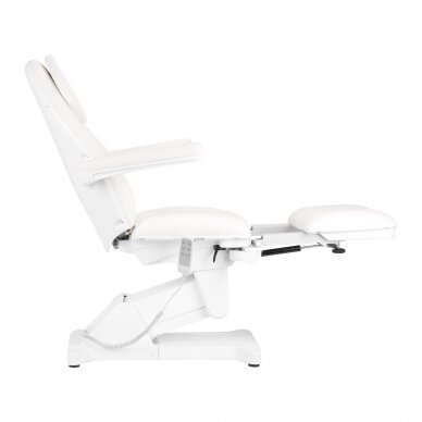 Cosmetology chair Sillon Basic Electric 3 Motors Professional Pedi White 3