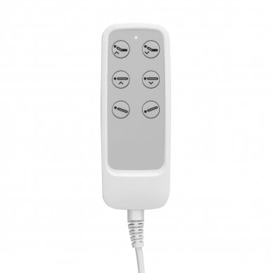 Косметологическое кресло Sillon Basic Eelctric 3 Motors Professional Pedi White 15