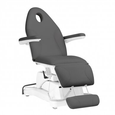 Kosmetoloģijas krēsls Sillon Basic Electric 3 Motors Professional Grey 2