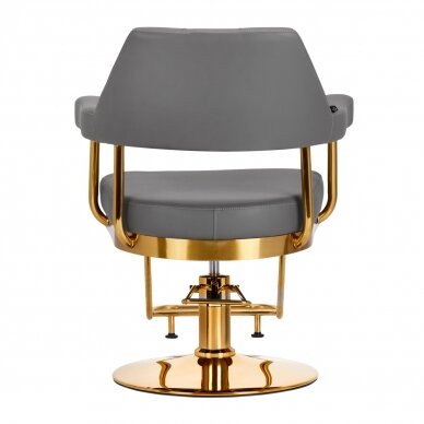 Hairdressing chair GABBIANO PROFESSIONAL HAIRDRESSING CHAIR GRANADA GOLD GRAY 3