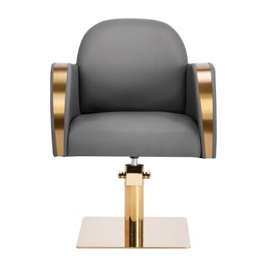 Парикмахерское кресло GABBIANO PROFESSIONAL HAIRDRESSING CHAIR MALAGA GOLD GREY 1