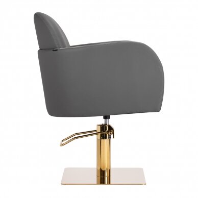 Kirpyklos kėdė GABBIANO PROFESSIONAL HAIRDRESSING CHAIR MALAGA GOLD GREY 2