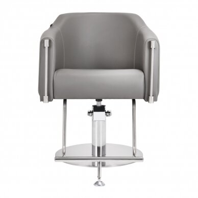 Kirpyklos kėdė Gabbiano Professional Hairdressing Chair Burgos Grey 1