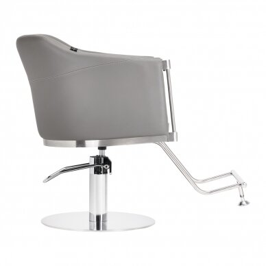 Frizieru krēsls Gabbiano Professional Hairdressing Chair Burgos Grey 2