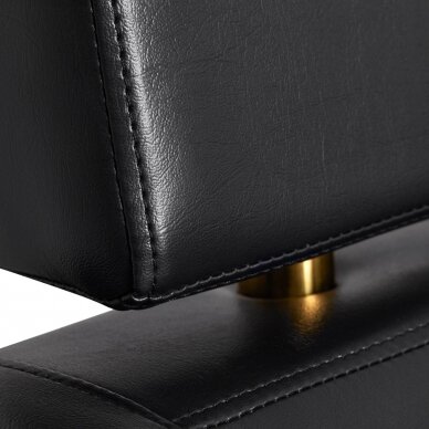 Kirpyklos kėdė GABBIANO PROFESSIONAL HAIRDRESSING CHAIR TOLEDO GOLD BLACK 6