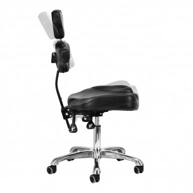 Beautician stool TATTOO PRO INK 973 BLACK 4