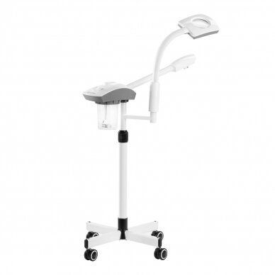 Facial vaporisation device with LED magnifier - vapozone Giovanni D-20 White